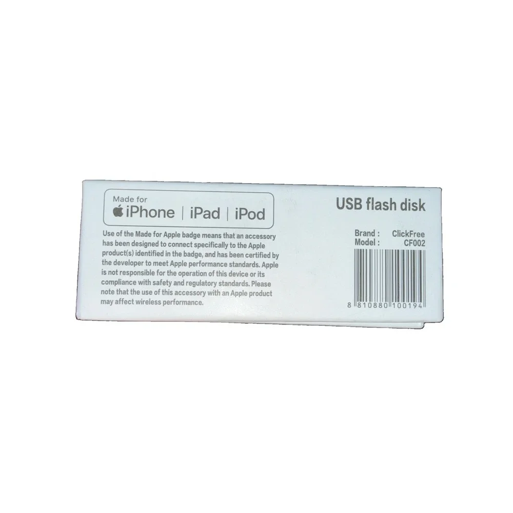 New Clickfree Pro 64GB 4-in-1 Photo Backup Flash Drive iPhone Mac PC iPad CF002